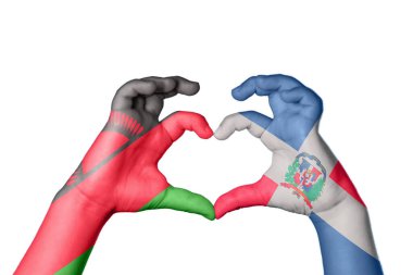 Malawi Dominik Cumhuriyeti Kalbi, El hareketi kalp yapma, Kırpma Yolu