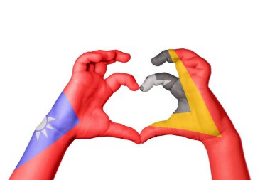 Tayvan Doğu Timor Kalbi, El hareketi kalp yapma, Kırpma Yolu