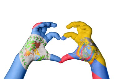 Belize Ekvador Kalbi, El hareketi kalp yapma, Kırpma Yolu