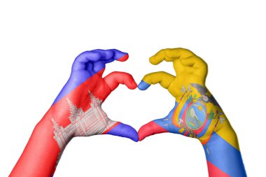 Kamboçya Ekvador Kalbi, El hareketi kalp yapmak, Kırpma Yolu