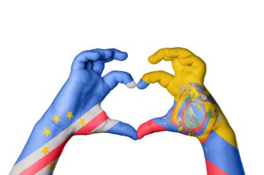 Cape Verde Ekvador Kalbi, El hareketi kalp yapma, Kırpma Yolu