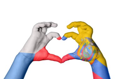 Çek Cumhuriyeti Ekvador Kalbi, El hareketi kalp yapma, Kırpma Yolu