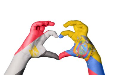 Mısır Ekvador Kalbi, El hareketi kalp yapma, Kırpma Yolu