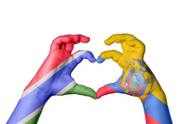 Gambiya Ekvador Kalbi, El hareketi kalp yapma, Kırpma Yolu