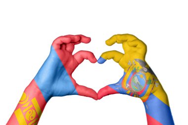 Moğolistan Ekvador Kalbi, El hareketi kalp yapma, Kırpma Yolu