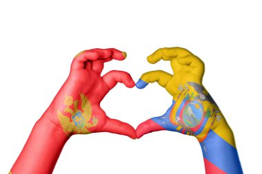 Karadağ Ekvador Kalbi, El hareketi, kalp yapma, Kırpma Yolu