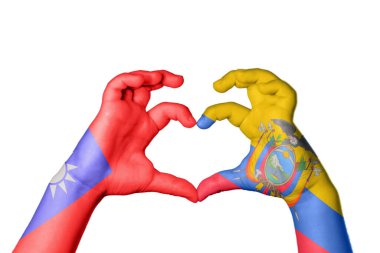 Tayvan Ekvador Kalbi, El hareketi kalp yapma, Kırpma Yolu