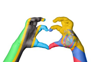 Tanzanya Ekvador Kalbi, El hareketi kalp yapma, Kırpma Yolu