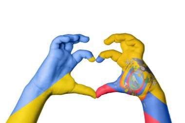 Ukrayna Ekvador Kalbi, El hareketi kalp yapma, Kırpma Yolu