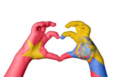 Vietnam Ekvador Kalbi, El hareketi kalp yapma, Kırpma Yolu