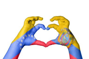 Venezuela Ekvador Kalbi, El hareketi kalp yapma, Kırpma Yolu