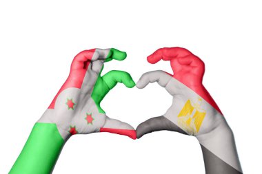 Burundi Mısır Kalbi, El hareketi kalp yapmak, Kırpma Yolu