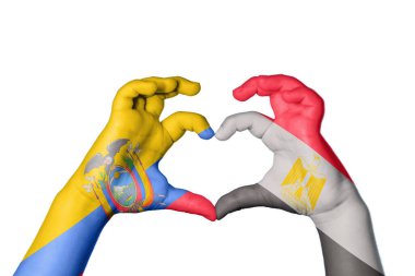 Ekvador Mısır Kalbi, El hareketi kalp yapma, Kırpma Yolu