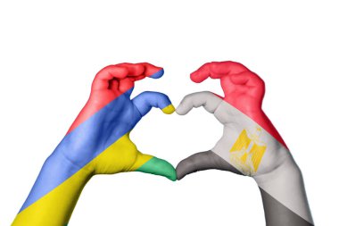 Mauritius Mısır Kalbi, El hareketi kalp yapma, Kırpma Yolu