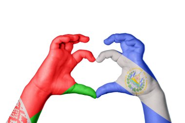 Beyaz Rusya El Salvador Kalbi, El hareketi kalp yapma, Kırpma Yolu