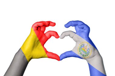 Belçika El Salvador Kalbi, El hareketi kalp yapma, Kırpma Yolu