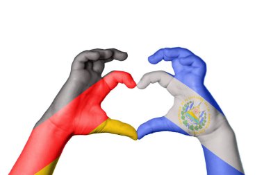 Almanya El Salvador Kalbi, El hareketi kalp yapmak, Kırpma Yolu