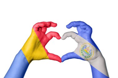 Romanya El Salvador Kalbi, El hareketi, kalp yapma, Kırpma Yolu