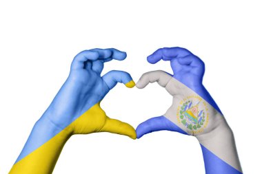 Ukrayna El Salvador Kalbi, El hareketi kalp yapma, Kırpma Yolu