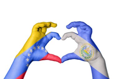 Venezuela El Salvador Kalbi, El hareketi kalp yapmak, Kırpma Yolu