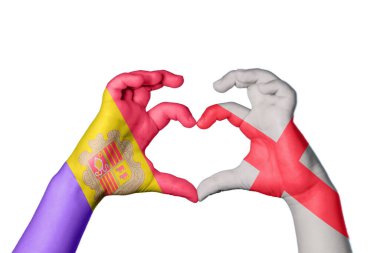 Andorra İngiltere Kalbi, El hareketi kalp yapmak, Kırpma Yolu