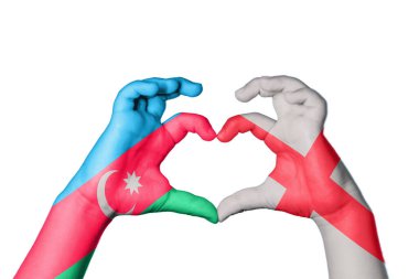 Azerbaycan İngiltere Kalbi, El hareketi kalp yapma, Kırpma Yolu