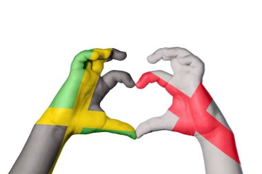 Jamaika İngiltere Kalbi, El hareketi kalp yapma, Kırpma Yolu