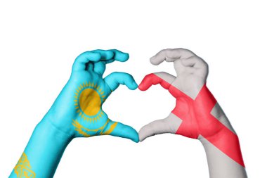 Kazakistan İngiltere Kalbi, El hareketi kalp yapma, Kırpma Yolu