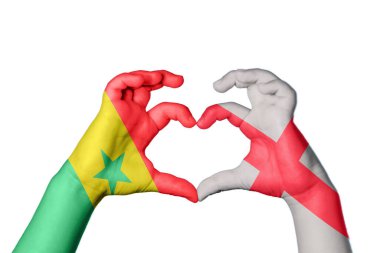 Senegal İngiltere Kalbi, El hareketi kalp yapmak, Kırpma Yolu