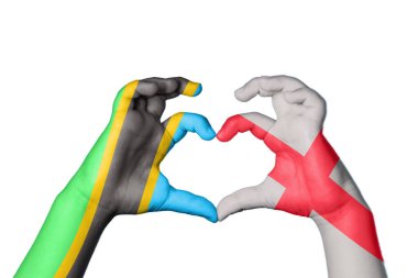 Tanzanya İngiltere Kalbi, El hareketi kalp yapma, Kırpma Yolu