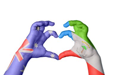 Avusturalya Ekvator Ginesi Kalbi, El hareketi kalp yapma, Kırpma Yolu