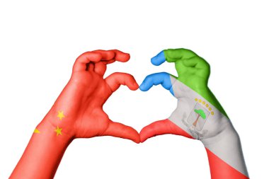 Çin Ekvator Ginesi Kalbi, El hareketi kalp yapma, Kırpma Yolu