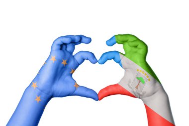 Avrupa Birliği Ekvator Ginesi Kalbi, El hareketi kalp yapma, Kırpma Yolu