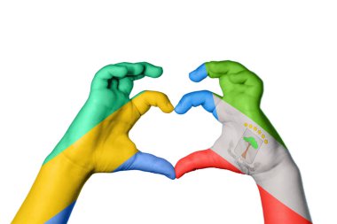 Gabon Ekvator Ginesi Kalbi, El hareketi kalp yapma, Kırpma Yolu