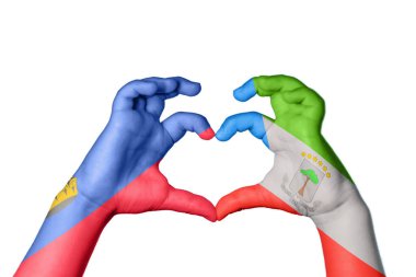 Lihtenştayn Ekvator Ginesi Kalbi, El hareketi kalp yapma, Kırpma Yolu