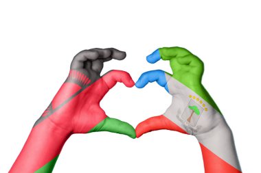 Malavi Ekvator Ginesi Kalbi, El hareketi kalp yapma, Kırpma Yolu