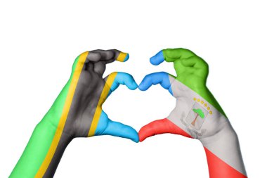 Tanzanya Ekvator Ginesi Kalbi, El hareketi kalp yapma, Kırpma Yolu