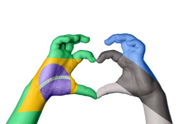 Brezilya Estonya Kalbi, El hareketi kalp yapma, Kırpma Yolu