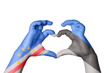 Cape Verde Estonya Kalbi, El hareketi kalp yapma, Kırpma Yolu