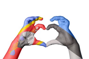 Eswatini Estonya Kalbi, El hareketi kalp yapma, Kırpma Yolu