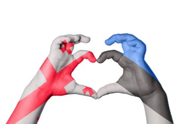 Georgia Estonya Kalbi, El hareketi kalp yapma, Kırpma Yolu