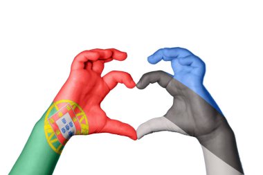 Portekiz Estonya Kalbi, El hareketi kalp yapma, Kırpma Yolu