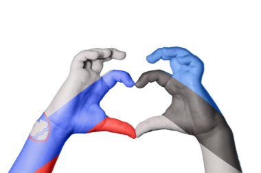 Slovenya Estonya Kalbi, El hareketi, kalp yapma, Kırpma Yolu