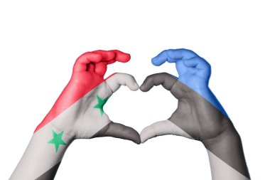 Suriye Estonya Kalbi, El hareketi kalp yapma, Kırpma Yolu