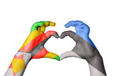 Zimbabwe Estonya Kalbi, El hareketi kalp yapma, Kırpma Yolu