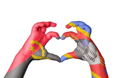 Angola Eswatini Kalbi, El hareketi kalp yapma, Kırpma Yolu