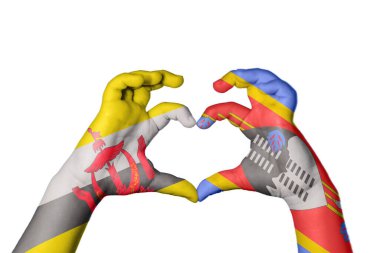 Brunei Eswatini Kalbi, El hareketi kalp yapma, Kırpma Yolu