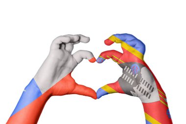 Şili Eswatini Kalbi, El hareketi kalp yapma, Kırpma Yolu