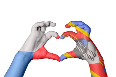 Çek Cumhuriyeti Eswatini Kalbi, El hareketi kalp yapma, Kırpma Yolu