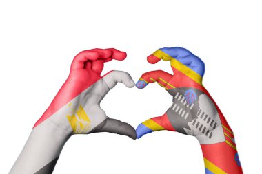 Mısır Eswatini Kalbi, El hareketi kalp yapma, Kırpma Yolu